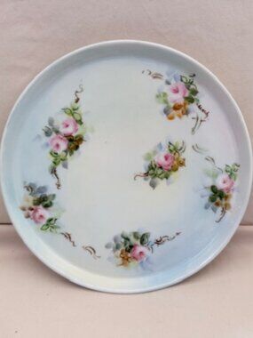 Vintage Limoges Porcelain Coaster Plate